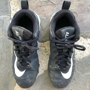Nike Youth 4 FastFlex Alpha Cleats Black